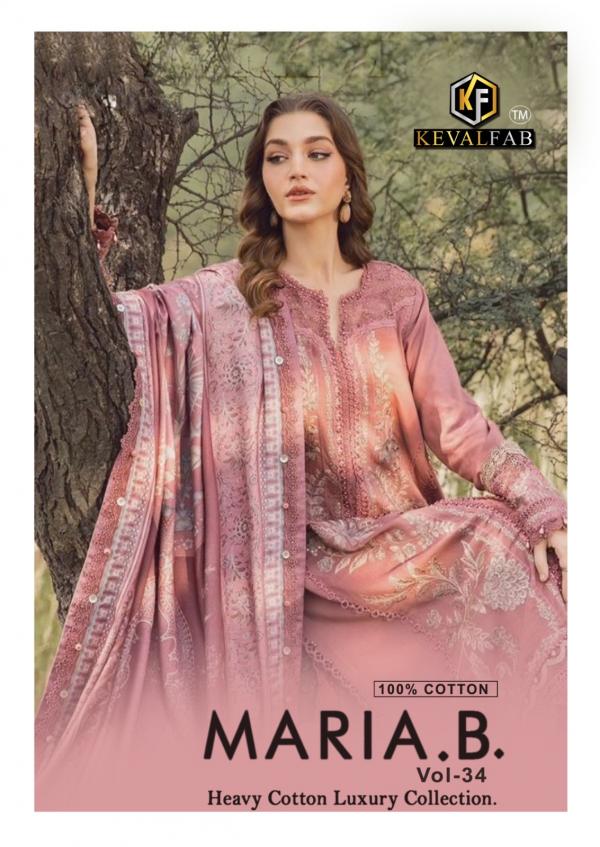 Keval Fab Maria.B Vol-34 – Karachi Dress Material